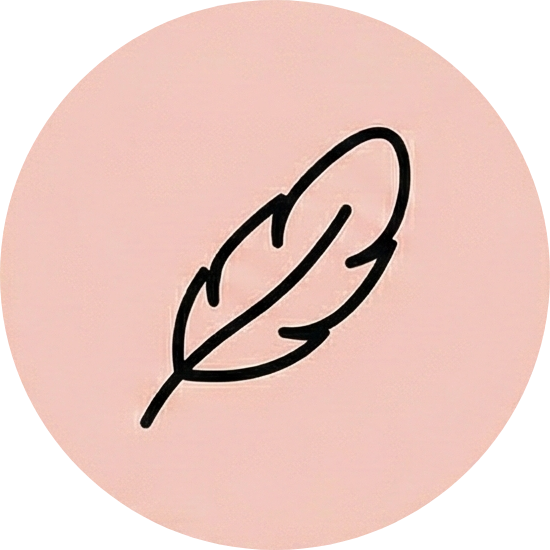 Feather outline icon