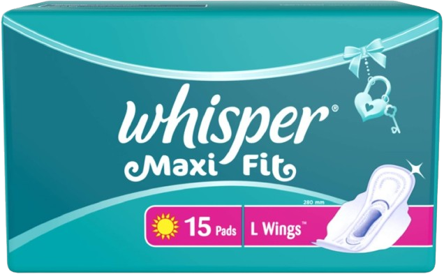 Maxi Fit Sanitary Pads - Large Wings